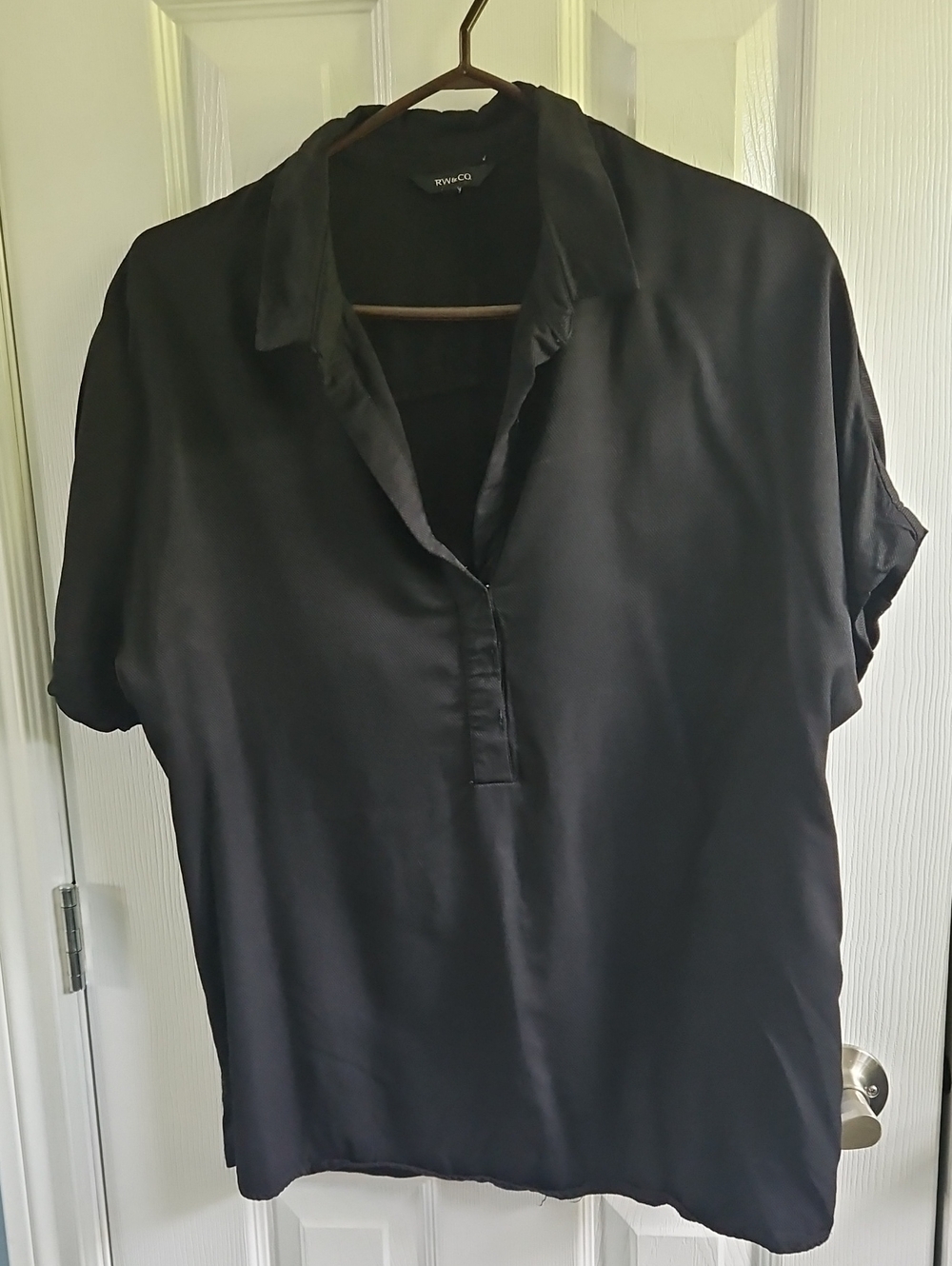 Rw&co Top Black Color Size Large